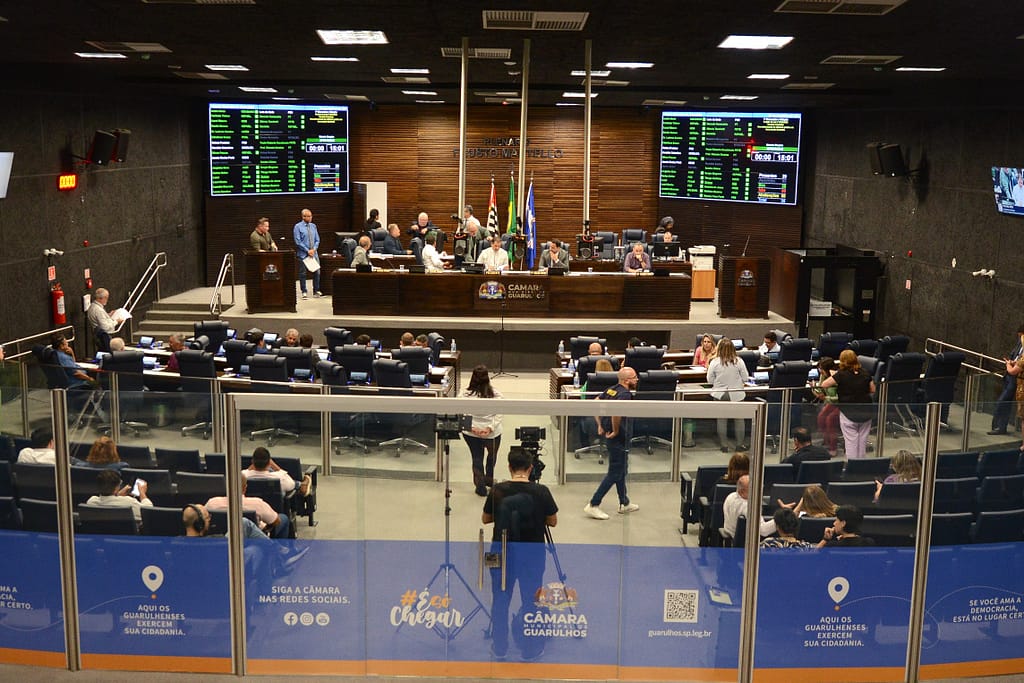 Câmara de Guarulhos vota projetos sobre educação, saúde e homenagem nesta quarta-feira