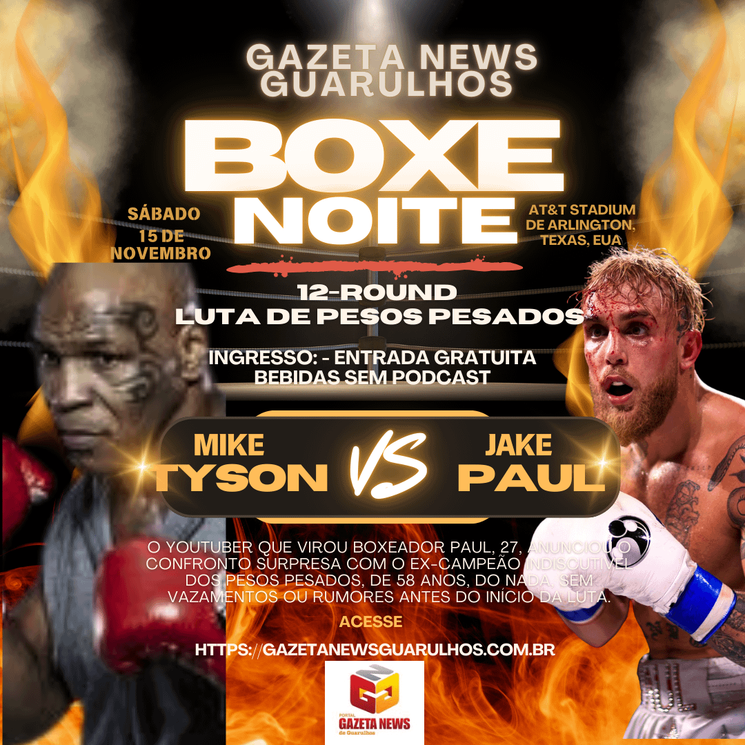 Ao Vivo Mike Tyson e Jake Paul