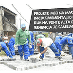 Projeto Mão na Massa inicia pavimentação de rua na Ponte Alta e beneficia 70 famílias