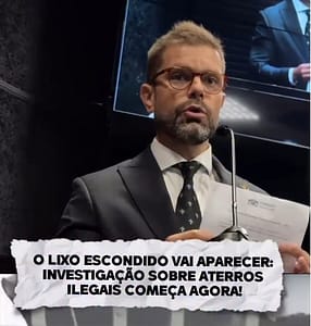 "Vereador e Delegado Gustavo Mesquita Lidera CEI para Investigar Aterros Ilegais em Guarulhos: Falta Apenas 3 Assinaturas"