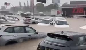 "Temporal em Guarulhos causa prejuízo de R$ 10 milhões e destrói dezenas de carros em concessionária"
