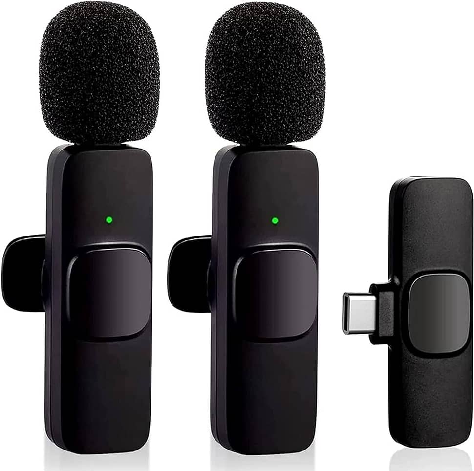 Microfone de lapela sem fio