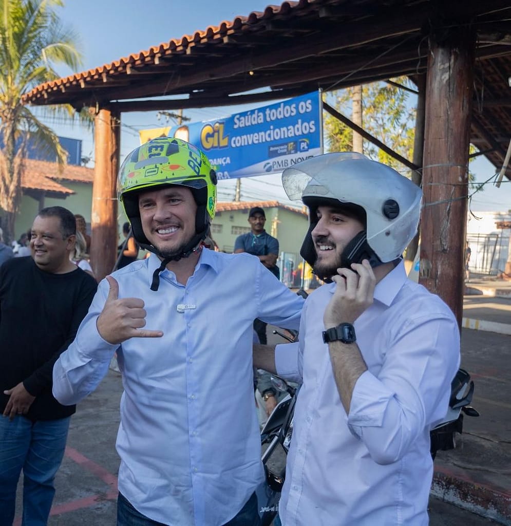 Convenção do PL em Guarulhos oficializa Lucas Sanches como pré-candidato a prefeito, com Thiago Surfista (NOVO) como vice. Evento com motociata reuniu mais de 3 mil apoiadores.